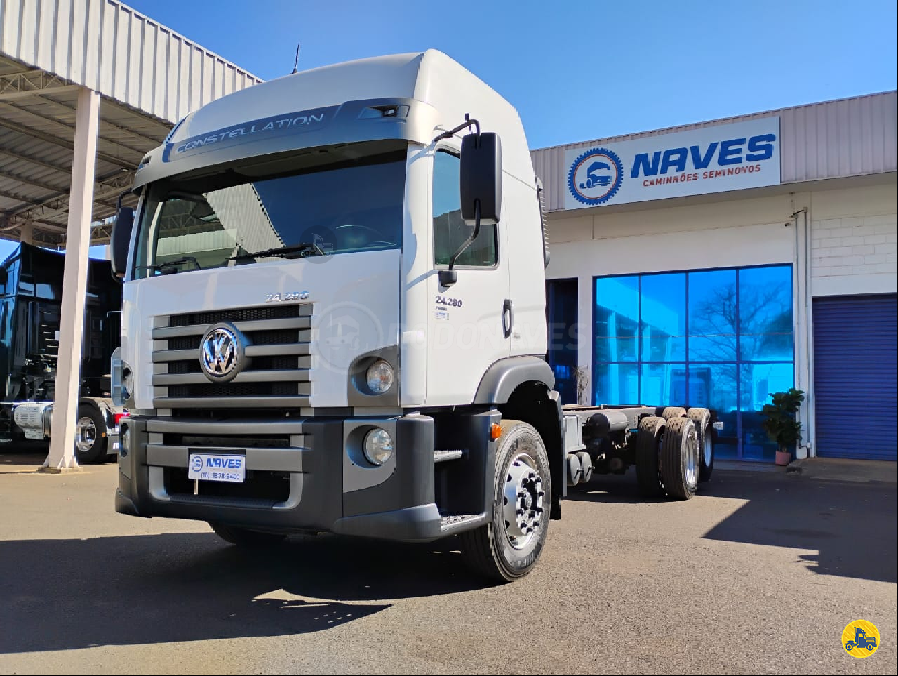 CAMINHAO VOLKSWAGEN VW 24280 Chassis Truck 6x2 Rodonaves Seminovos RIBEIRAO PRETO SÃO PAULO SP